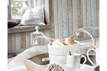 Trälik Tapet Ovävd Brun Blå Beige - AS Creation - Inredning - Tapet - Mönstrad tapet