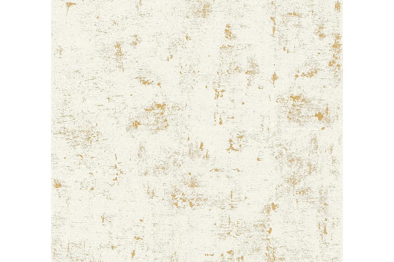 Vintage Tapet Blooming Ovävd Vit Guld - AS Creation - Inredning - Tapet - Mönstrad tapet