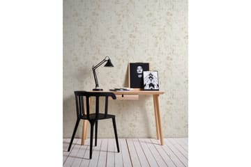 Vintage Tapet Blooming Ovävd Vit Guld - AS Creation - Inredning - Tapet - Mönstrad tapet
