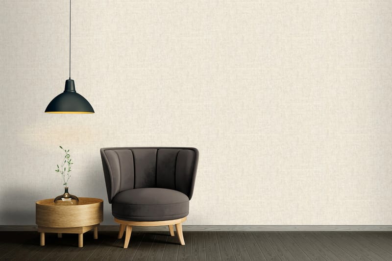 Vintage Tapet Cuba Ovävd Beige Cream - AS Creation - Inredning - Tapet - Mönstrad tapet