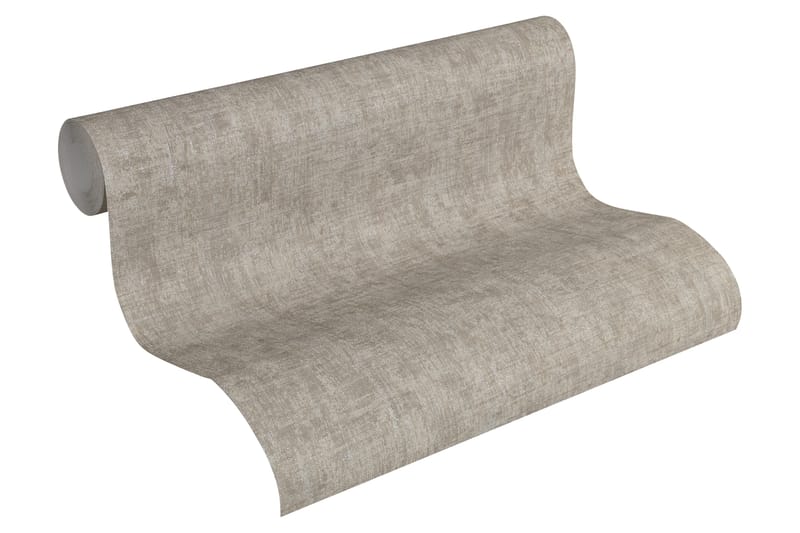 Vintage Tapet Cuba Ovävd Brun Metallic - AS Creation - Inredning - Tapet - Mönstrad tapet