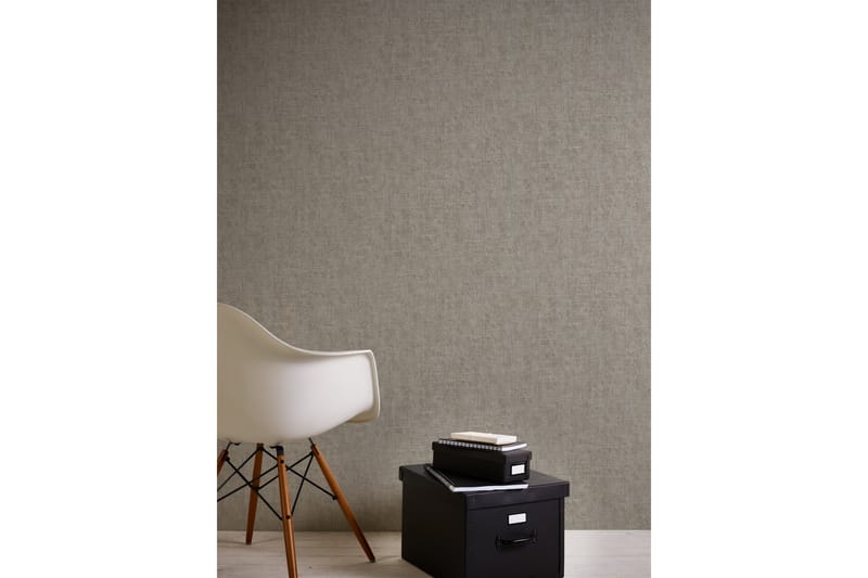 Vintage Tapet Cuba Ovävd Brun Metallic - AS Creation - Inredning - Tapet - Mönstrad tapet