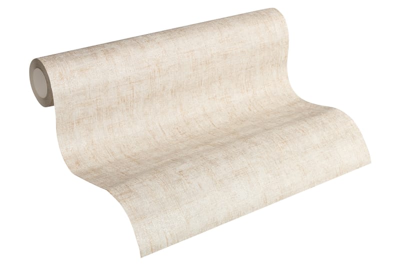 Vintage Tapet Grönery Ovävd Cream Beige - AS Creation - Inredning - Tapet - Mönstrad tapet