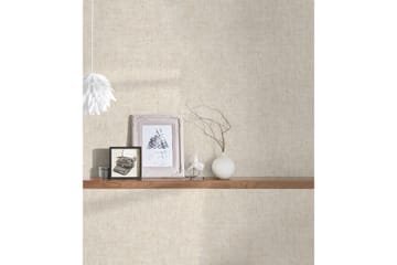 Vintage Tapet Grönery Ovävd Cream Beige - AS Creation - Inredning - Tapet - Mönstrad tapet