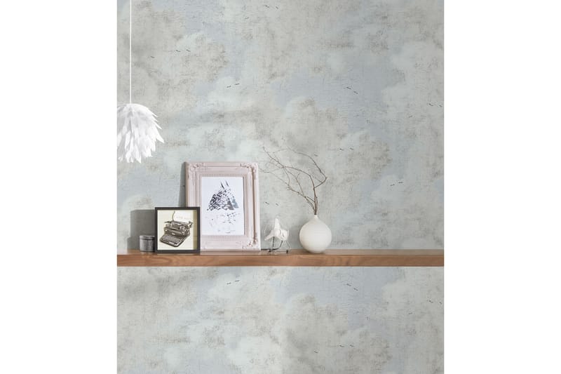 Vintage Tapet History of Art Ovävd Cream - AS Creation - Inredning - Tapet - Mönstrad tapet