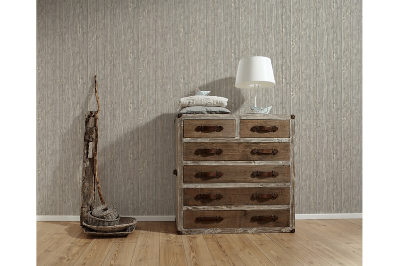 Wood effect Tapet Authentic Walls Ovävd - AS Creation - Mönstrad tapet - Tapeter sovrum & sovrumstapet - Kökstapeter - Tapeter vardagsrum