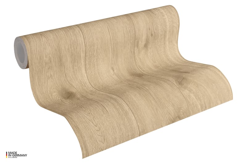 Wood effect Tapet Authentic Walls Ovävd - AS Creation - Inredning - Tapet - Mönstrad tapet