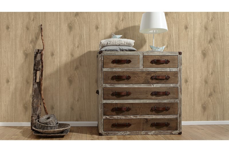 Wood effect Tapet Authentic Walls Ovävd - AS Creation - Inredning - Tapet - Mönstrad tapet