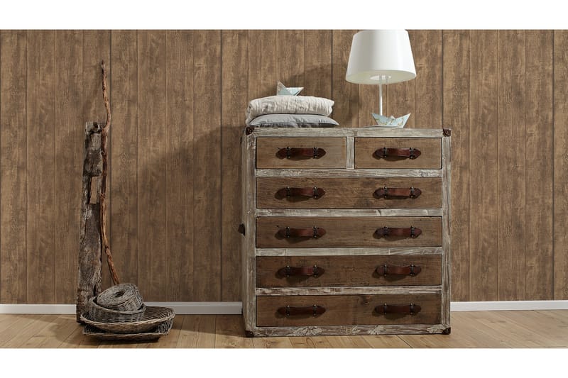 Wood effect Tapet Best of Wood`n Stone - AS Creation - Inredning - Tapet - Mönstrad tapet