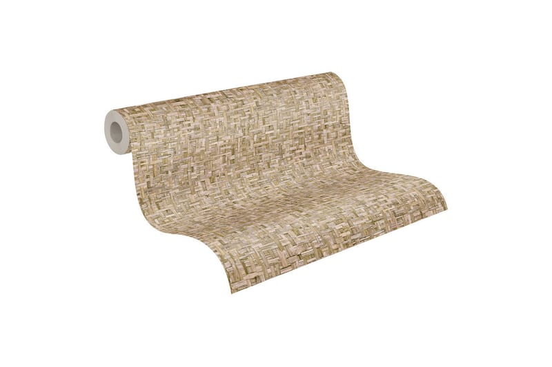 Wood effect Tapet Jungle Chic Ovävd - AS Creation - Inredning - Tapet - Mönstrad tapet