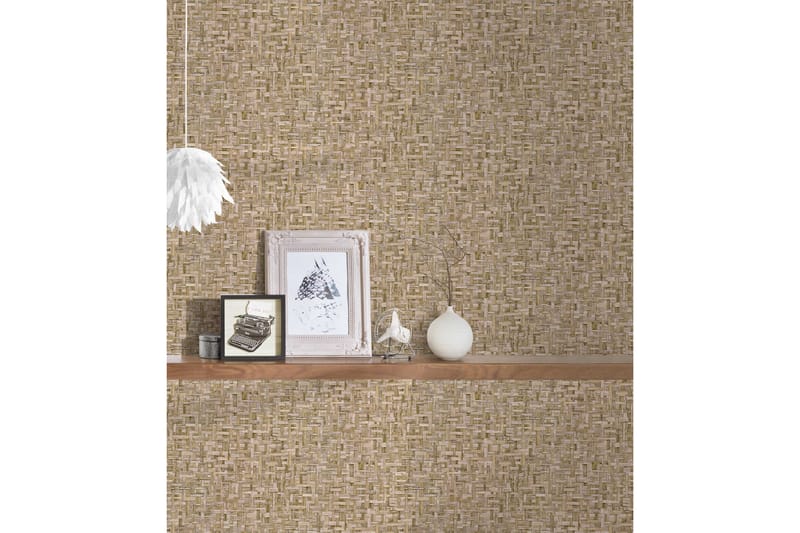 Wood effect Tapet Jungle Chic Ovävd - AS Creation - Inredning - Tapet - Mönstrad tapet