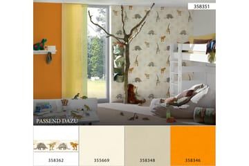 Border Little Stars Ovävd Beige Orange - AS Creation - Inredning - Tapet - Tapettillbehör - Tapetbård