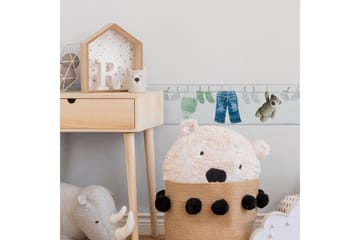 Border Little Stars Ovävd Grön Cream Vit - AS Creation - Inredning - Tapet - Tapettillbehör - Tapetbård