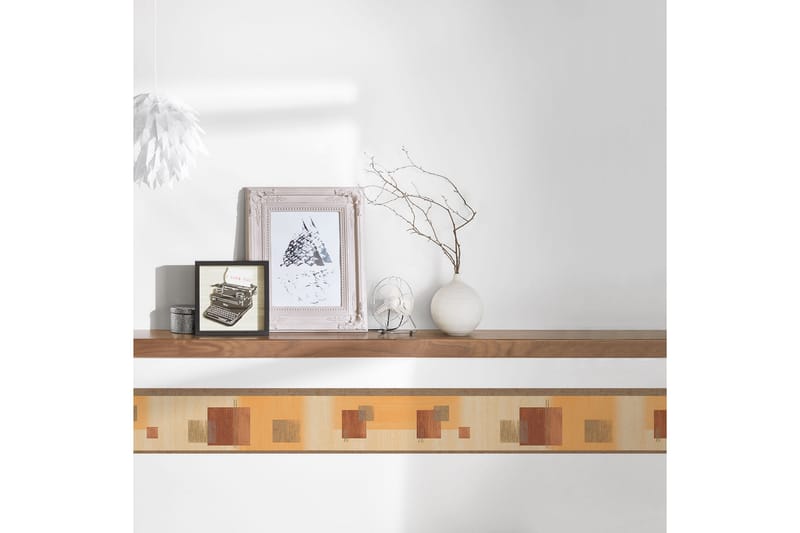 Border Only Borders Papper Brun Guld Beige - AS Creation - Inredning - Tapet - Tapettillbehör - Tapetbård