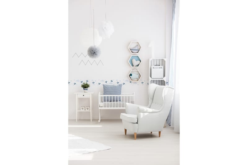 Självhäftande border Cute Planes Blå Grå Vit - AS Creation - Inredning - Tapet - Tapettillbehör - Tapetbård