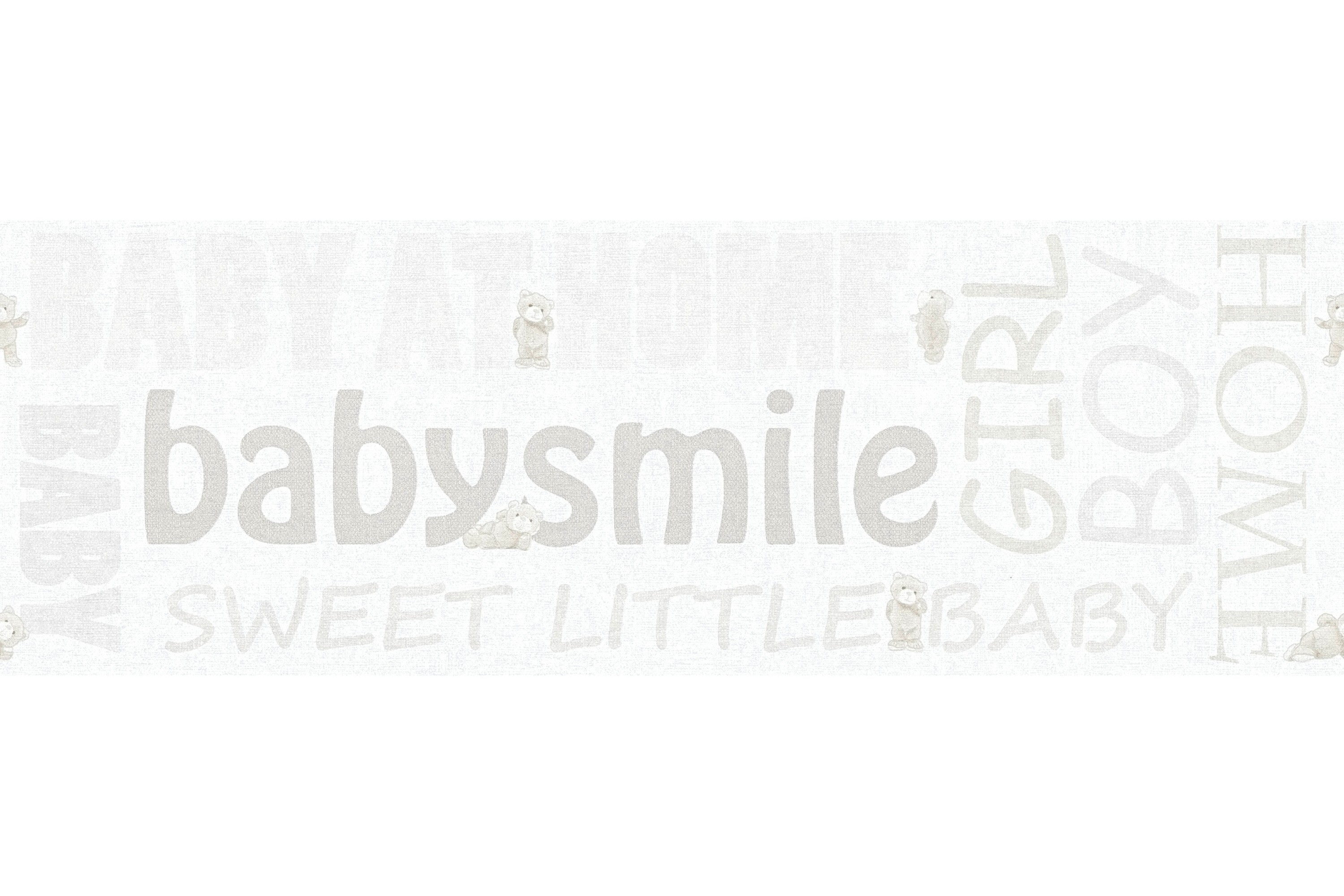 Border Little Stars Ovävd Cream Guld Vit AS Creation