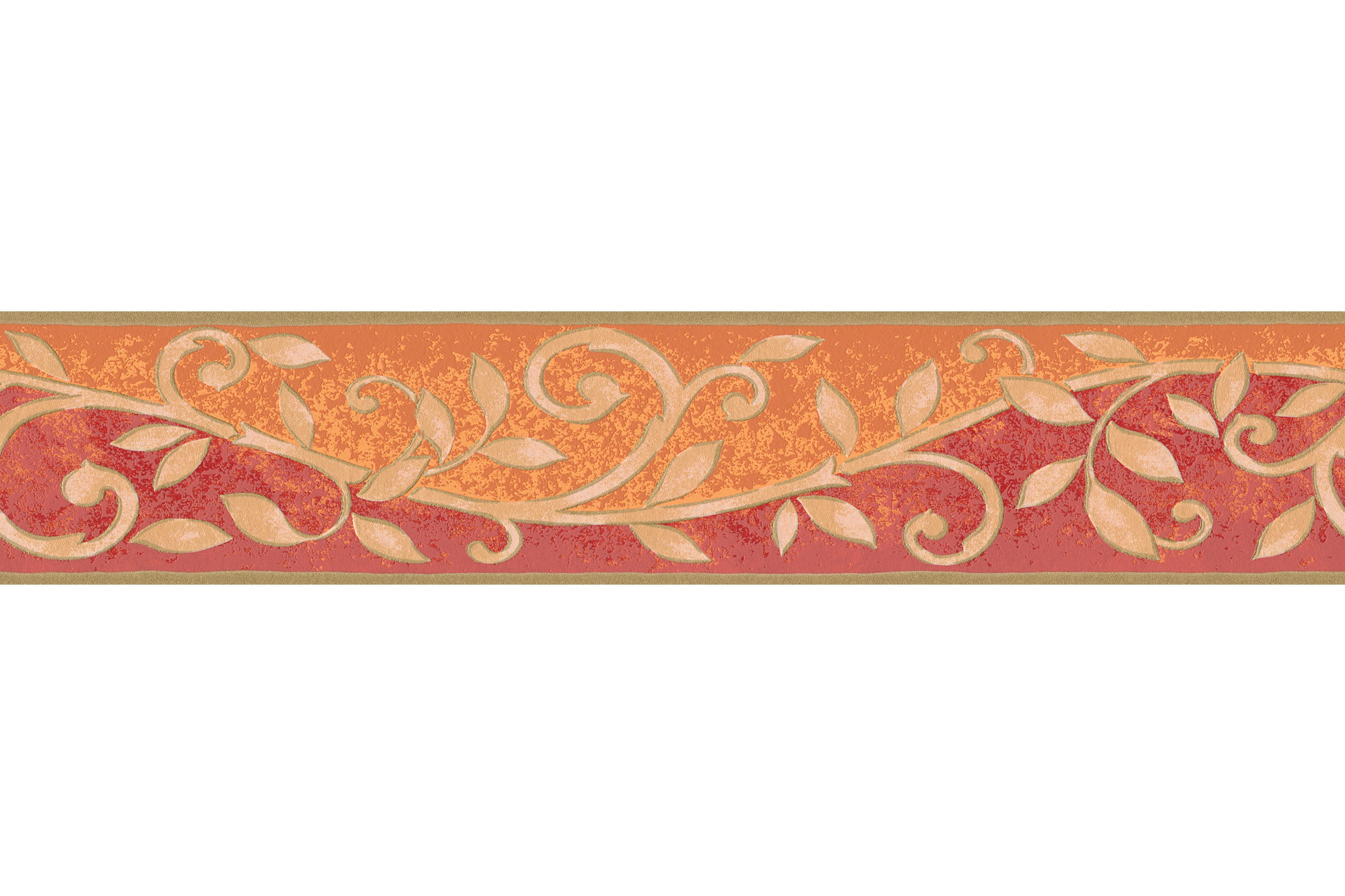 Border Only Borders Papper Orange Röd Beige AS Creation