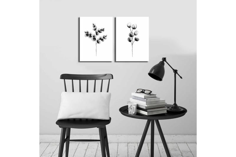 Canvasmålning Dekorativ 2 Delar - Flerfärgad - Inredning - Tavlor & posters - Canvastavla