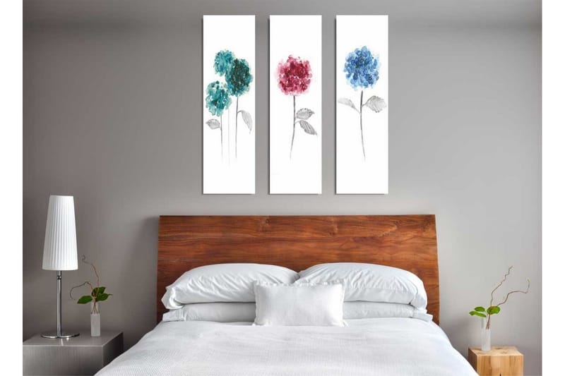 Canvasmålning Dekorativ 3 Delar - Flerfärgad - Inredning - Tavlor & posters - Canvastavla