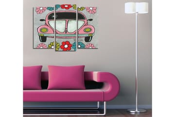 Canvasmålning Dekorativ 3 Delar - Flerfärgad - Inredning - Tavlor & posters - Canvastavla