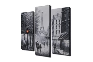 Canvasmålning Dekorativ 3 Delar - Flerfärgad - Inredning - Tavlor & posters - Canvastavla
