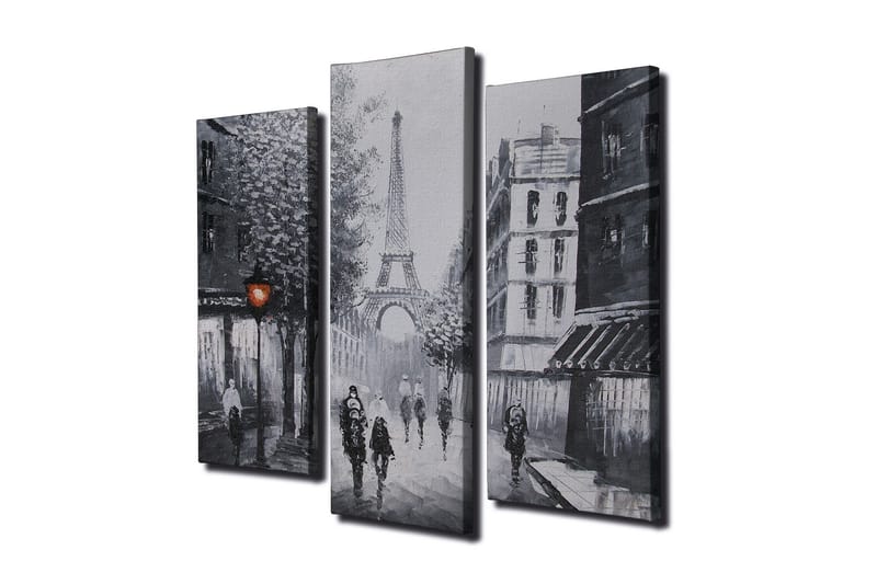 Canvasmålning Dekorativ 3 Delar - Flerfärgad - Inredning - Tavlor & posters - Canvastavla