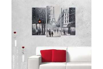 Canvasmålning Dekorativ 3 Delar - Flerfärgad - Inredning - Tavlor & posters - Canvastavla