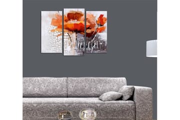 Canvasmålning Dekorativ 3 Delar - Flerfärgad - Inredning - Tavlor & posters - Canvastavla