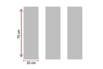 Canvasmålning Dekorativ 3 Delar - Flerfärgad - Inredning - Tavlor & posters - Canvastavla