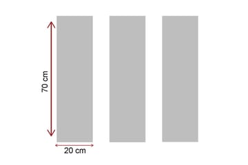 Canvasmålning Dekorativ 3 Delar - Flerfärgad - Inredning - Tavlor & posters - Canvastavla