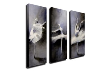 Canvasmålning Dekorativ 3 Delar - Flerfärgad - Inredning - Tavlor & posters - Canvastavla