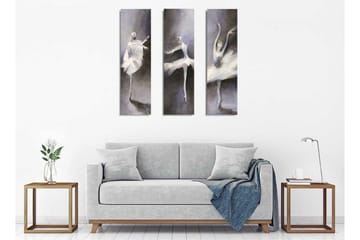 Canvasmålning Dekorativ 3 Delar - Flerfärgad - Inredning - Tavlor & posters - Canvastavla