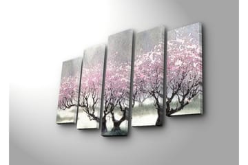 Canvasmålning Dekorativ 5 Delar - Flerfärgad - Inredning - Tavlor & posters - Canvastavla