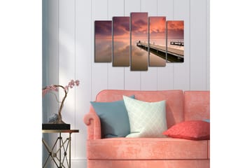 Canvasmålning Dekorativ 5 Delar - Flerfärgad - Inredning - Tavlor & posters - Canvastavla