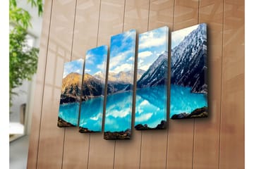 Canvasmålning Dekorativ 5 Delar - Flerfärgad - Inredning - Tavlor & posters - Canvastavla