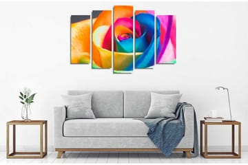 Canvasmålning Dekorativ 5 Delar - Flerfärgad - Inredning - Tavlor & posters - Canvastavla