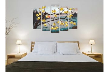 Canvasmålning Dekorativ 5 Delar - Flerfärgad - Inredning - Tavlor & posters - Canvastavla