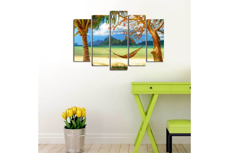 Canvasmålning Dekorativ 5 Delar - Flerfärgad - Inredning - Tavlor & posters - Canvastavla