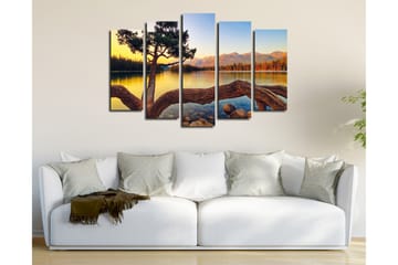 Canvasmålning Dekorativ 5 Delar - Flerfärgad - Inredning - Tavlor & posters - Canvastavla
