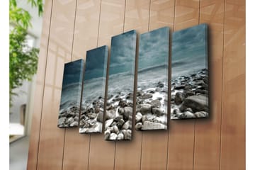 Canvasmålning Dekorativ 5 Delar - Flerfärgad - Inredning - Tavlor & posters - Canvastavla