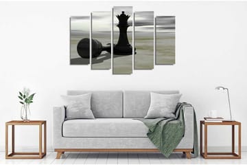 Canvasmålning Dekorativ 5 Delar - Flerfärgad - Inredning - Tavlor & posters - Canvastavla