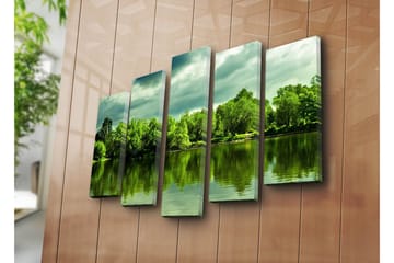 Canvasmålning Dekorativ 5 Delar - Flerfärgad - Inredning - Tavlor & posters - Canvastavla