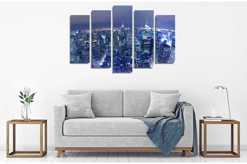 Canvasmålning Dekorativ 5 Delar - Flerfärgad - Inredning - Tavlor & posters - Canvastavla