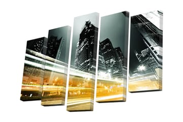 Canvasmålning Dekorativ 5 Delar - Flerfärgad - Inredning - Tavlor & posters - Canvastavla