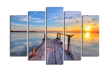 Canvasmålning Dekorativ 5 Delar - Flerfärgad - Inredning - Tavlor & posters - Canvastavla