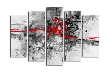 Canvasmålning Dekorativ 5 Delar - Flerfärgad - Inredning - Tavlor & posters - Canvastavla