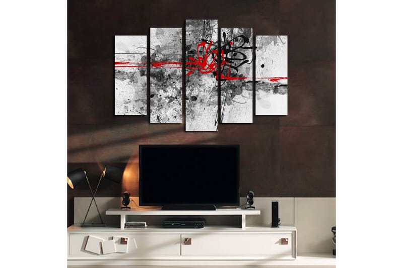 Canvasmålning Dekorativ 5 Delar - Flerfärgad - Inredning - Tavlor & posters - Canvastavla