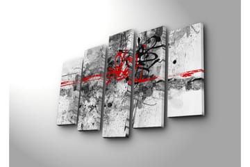 Canvasmålning Dekorativ 5 Delar - Flerfärgad - Inredning - Tavlor & posters - Canvastavla