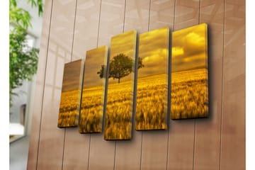 Canvasmålning Dekorativ 5 Delar - Flerfärgad - Inredning - Tavlor & posters - Canvastavla