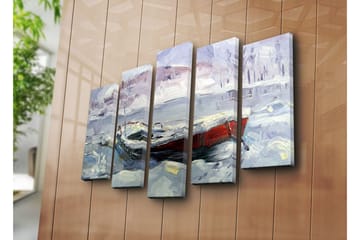 Canvasmålning Dekorativ 5 Delar - Flerfärgad - Inredning - Tavlor & posters - Canvastavla